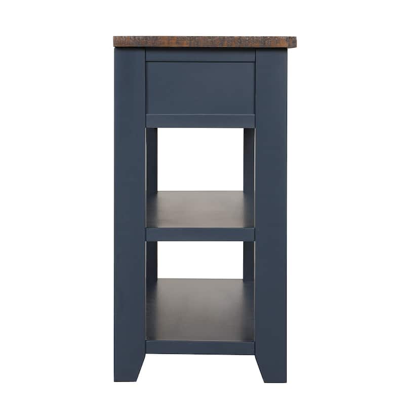 48'' Solid Pine Wood Top Console Table