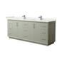 Option Light Green / White Quartz Top / Brushed Nickel