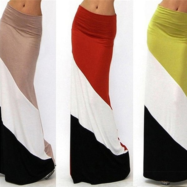 slimming maxi skirt