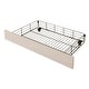 preview thumbnail 13 of 39, Queen Velvet Platform Bed with RGB Lights & 4 Drawers - Modern Design