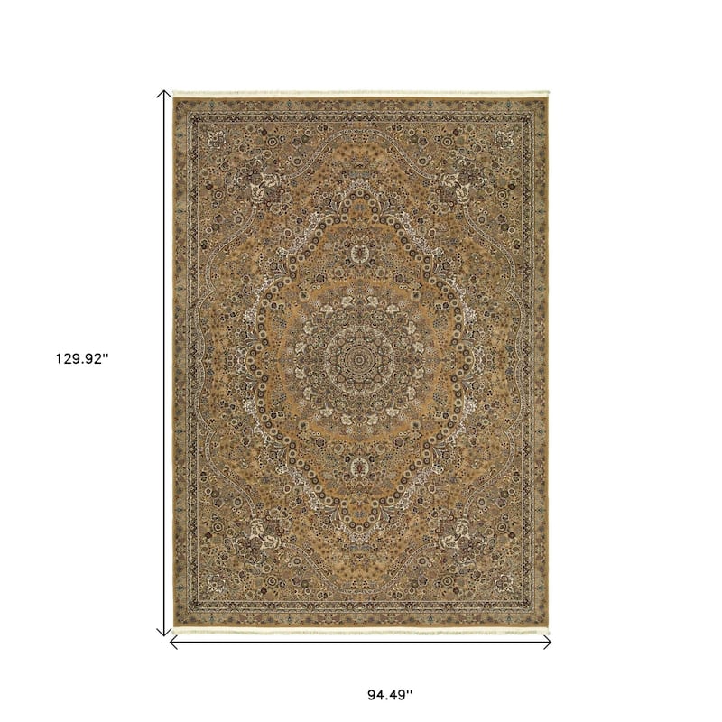 HomeRootsMedallion Traditional Runner Area Rug