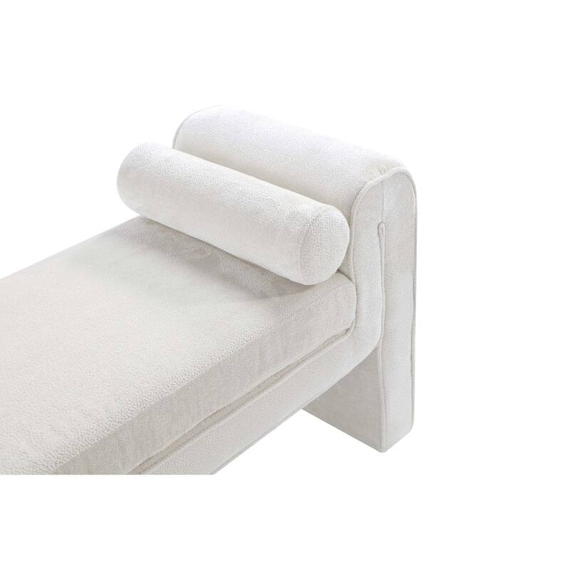 Manhattan Comfort Modern Concord Chenille 59 Inch Bench