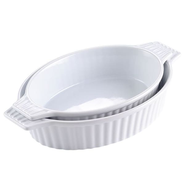 Ceramic Small Baking Dish, Porcelain Bakeware With Handle