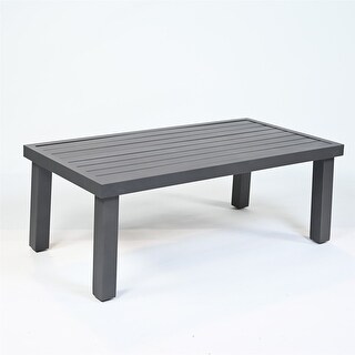 Marseille Aluminum Rectangle Coffee Table