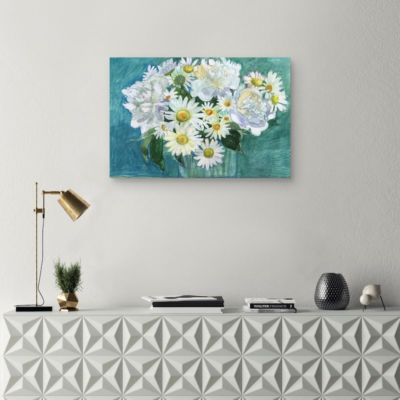 Mixed Whites by Maret Hensick Canvas Art Print
