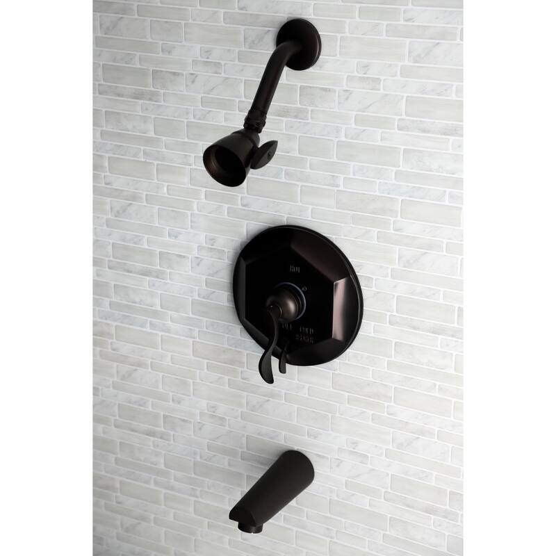 Kingston Brass Tub and Shower Trim Package with 1.8 GPM Single