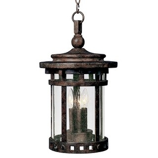 Maxim Vivex Shade Santa Barbara Vx 3-light Outdoor Hanging Lantern