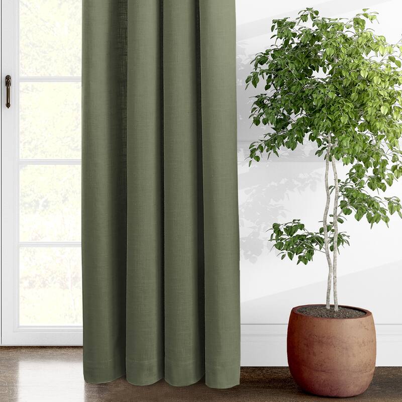 6ix Tailors Elsie Sweet Grass Pinch Pleat Drapery Panels Pair