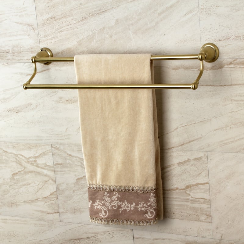 Kingston Brass Heritage 24-Inch Dual Towel Bar