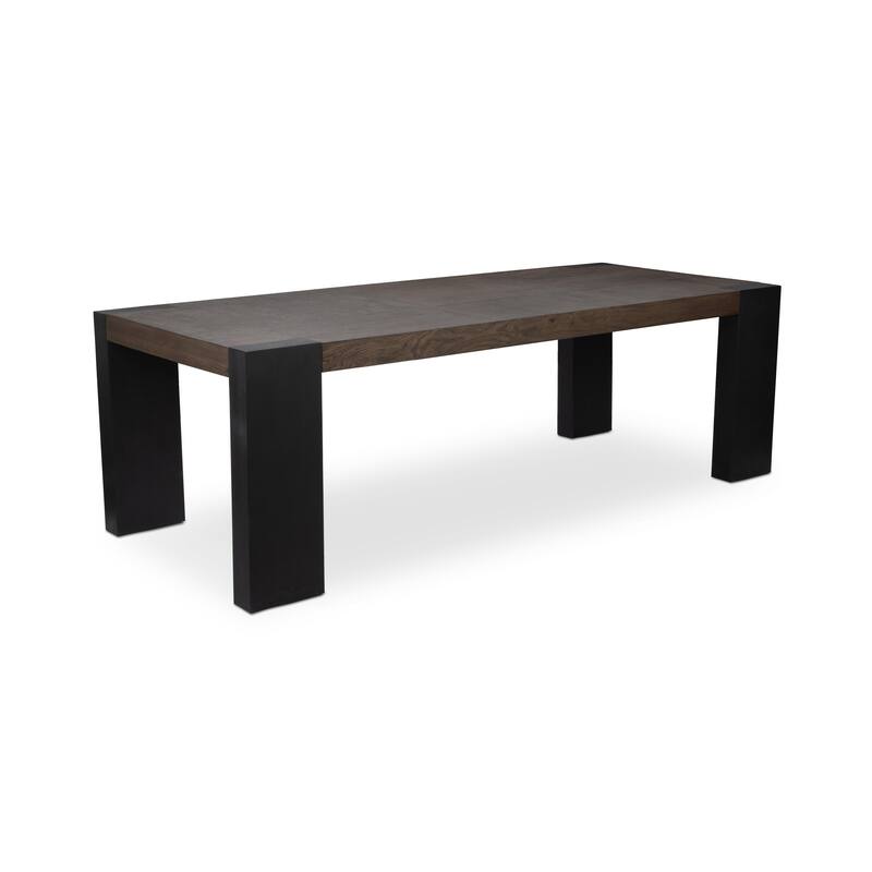 Classic Home Deaven 94" Wood Dining Table in Brown