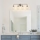 preview thumbnail 117 of 151, Modern Vanity Lights Dimmable Bathroom Light Fixtures with Glass Shade