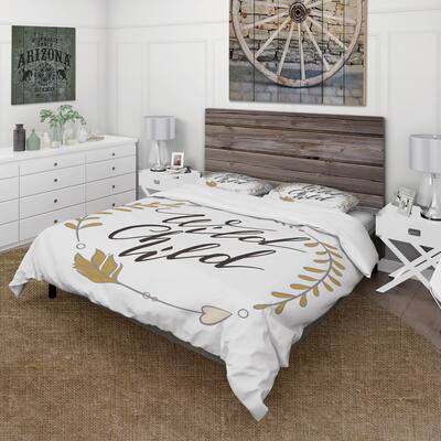 Designart 'Wild Child' Traditional Duvet Cover Set