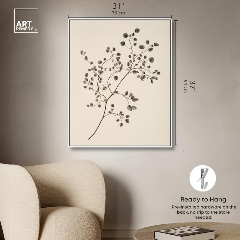 Bilberry Branch Canvas by Art Remedy