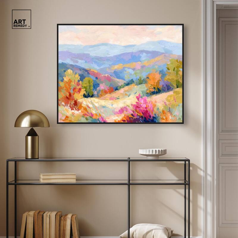 Colorful Valley II Canvas by Art Remedy