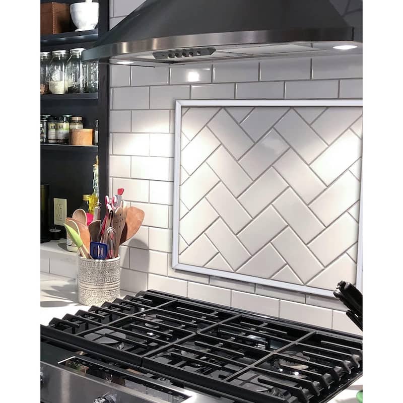Art3d 10 Ft Peel and Stick Trim for Backsplash Tile Edge, Self-Adhesive Liner for Corner Decor in Stainless Steel