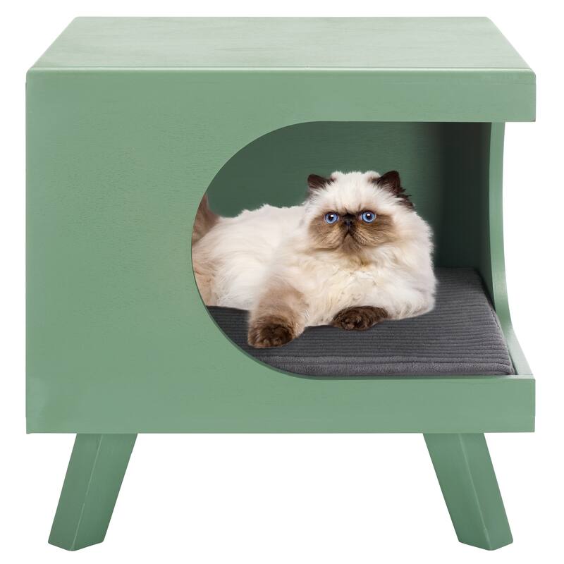 SAFAVIEH Bean Square Small Pet Bed - 16"W x 16"D x 16"H