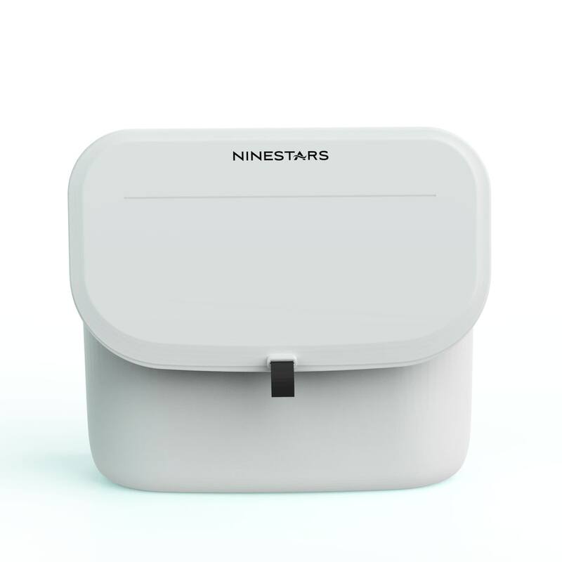 NINESTARS 1.3 Gallon Countertop Compost Bin - 1.3 Gallons - White
