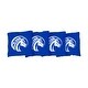 preview thumbnail 1 of 1, Fayetteville State Blue Cornhole Bags All-Weather Resin Filled