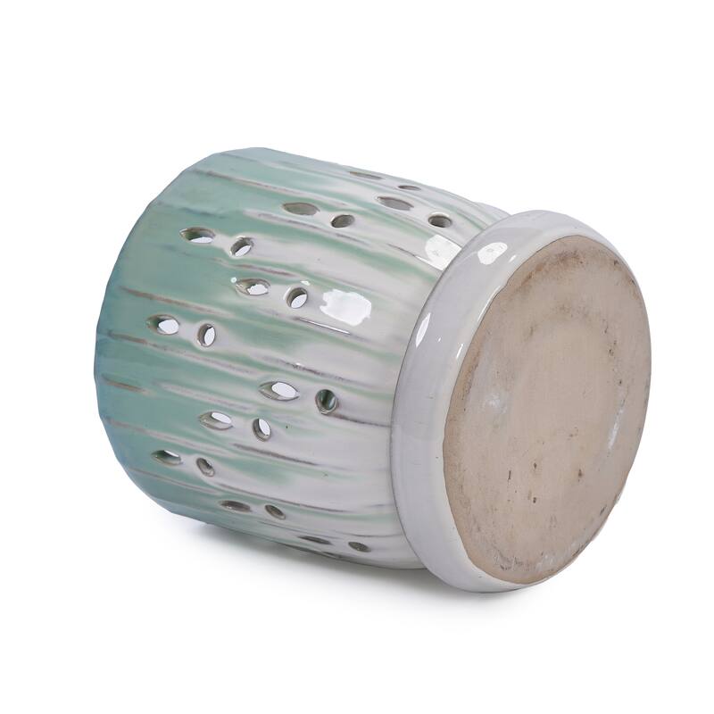 Handmade Planter, Ventilated Design, Saucers for Succulents and Herbs