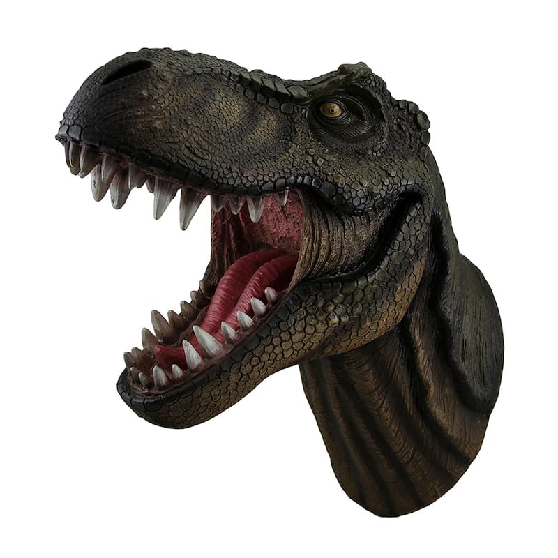 Jurassic Jaws Snarling Tyrannosaurs Rex Wall Mounted Dinosaur