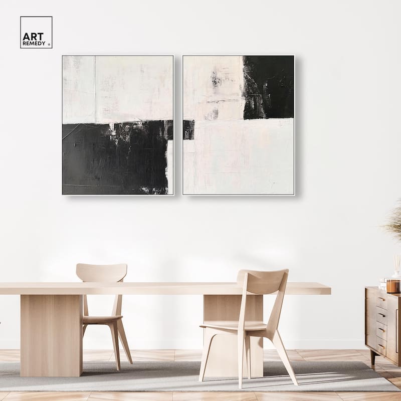 Shattered Symmetry II Canvas Set of 2 by Art Remedy
