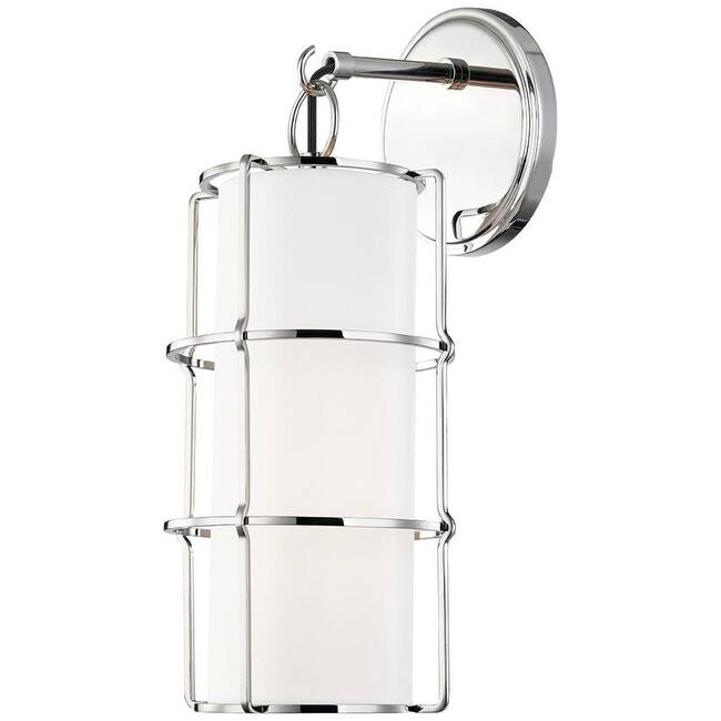 Hudson Valley Lighting Sovereign Single Light 16" Tall Wall Sconce - Polished Nickel