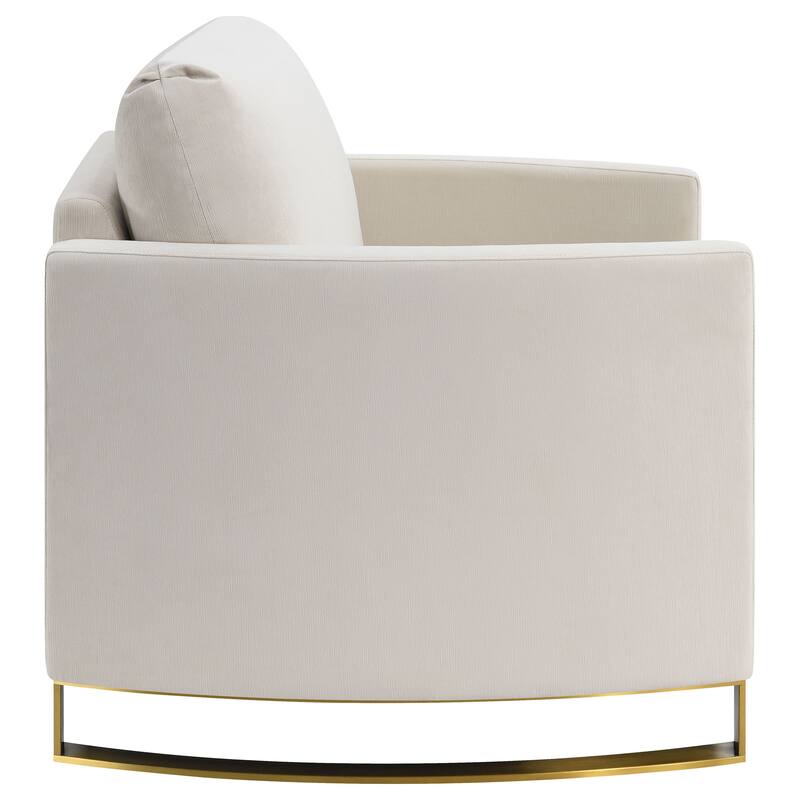Corliss Upholstered Arched Arm Accent Chair