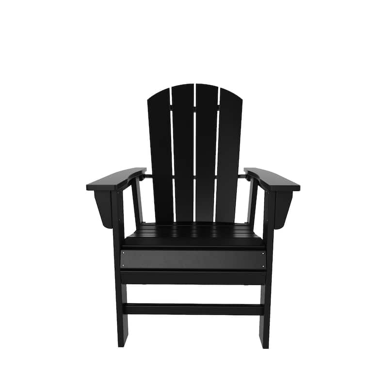 Laguna Hdpe All Weather Outdoor Patio Adirondack Dining Chair With Arms