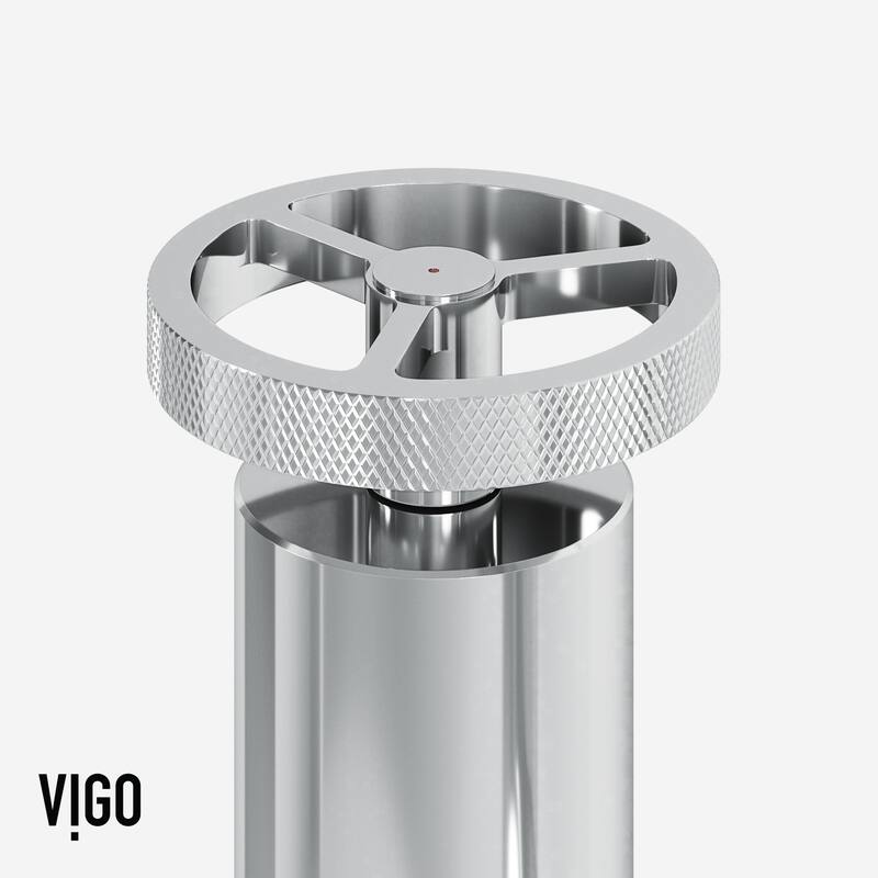 VIGO Cass 12" H 2-Handle Widespread Bridge Pull-Out Sprayer Kitchen Faucet