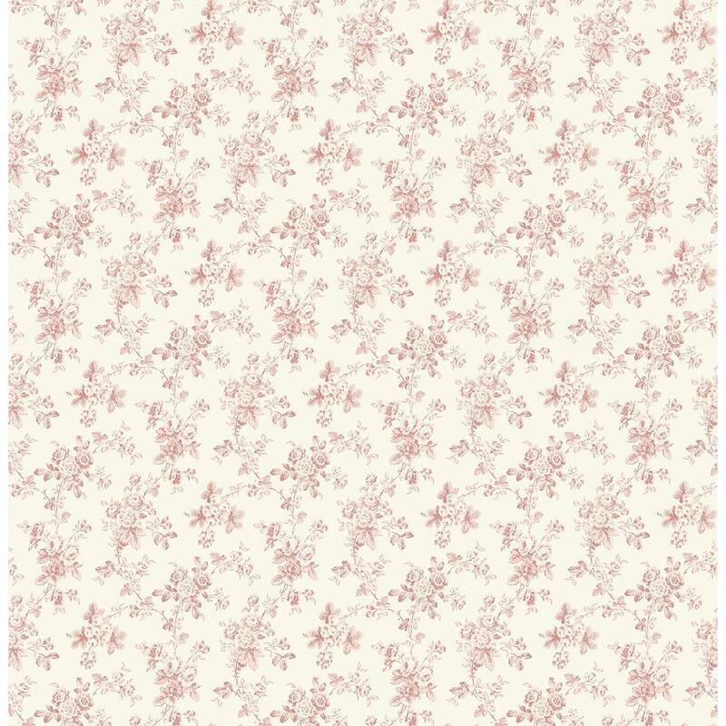 Seabrook Designs Chantilly Miniflora Unpasted Wallpaper