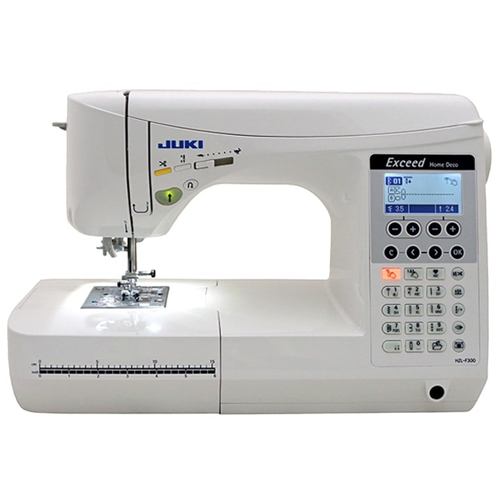 Juki HZL-F300 Exceed Series - Full Sized 9 inch Throat Computer Sewing Quilting Machine w/ Limited time Quilters Package