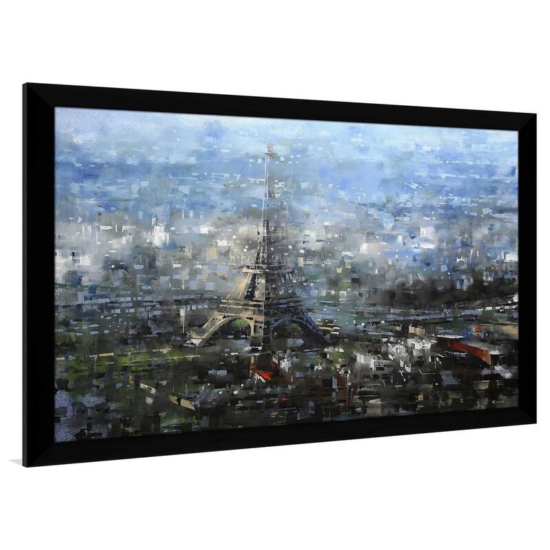 "Blue Paris" by Mark Lague Print on Acrylic
