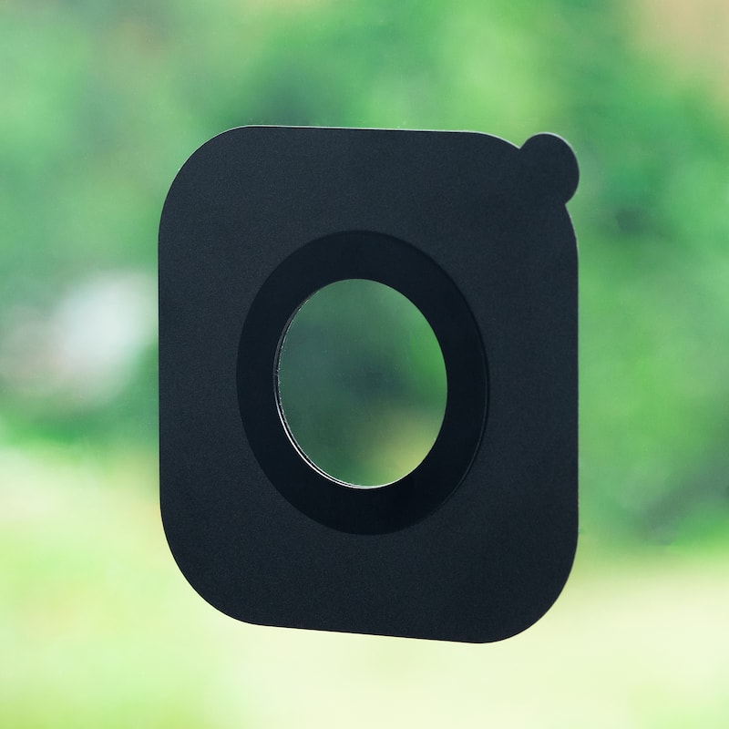 2K Window Camera 2-Pack with Full-Color Night Vision, AI Smart Alerts and Motion Detection - White