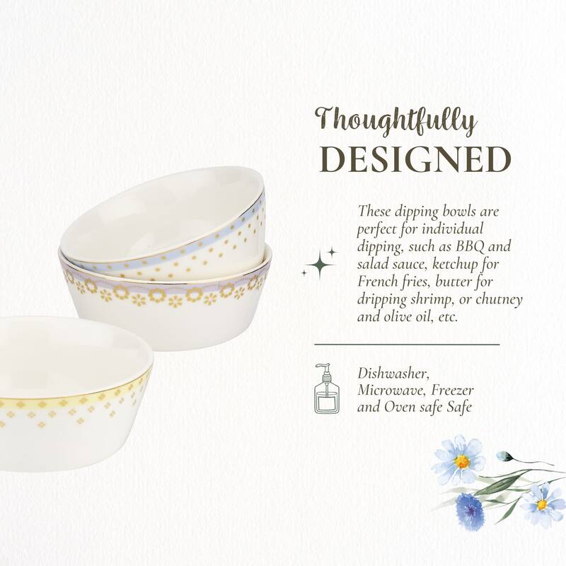 Spode Set of 4 Meadow Lane Fine Porcelain Bowls