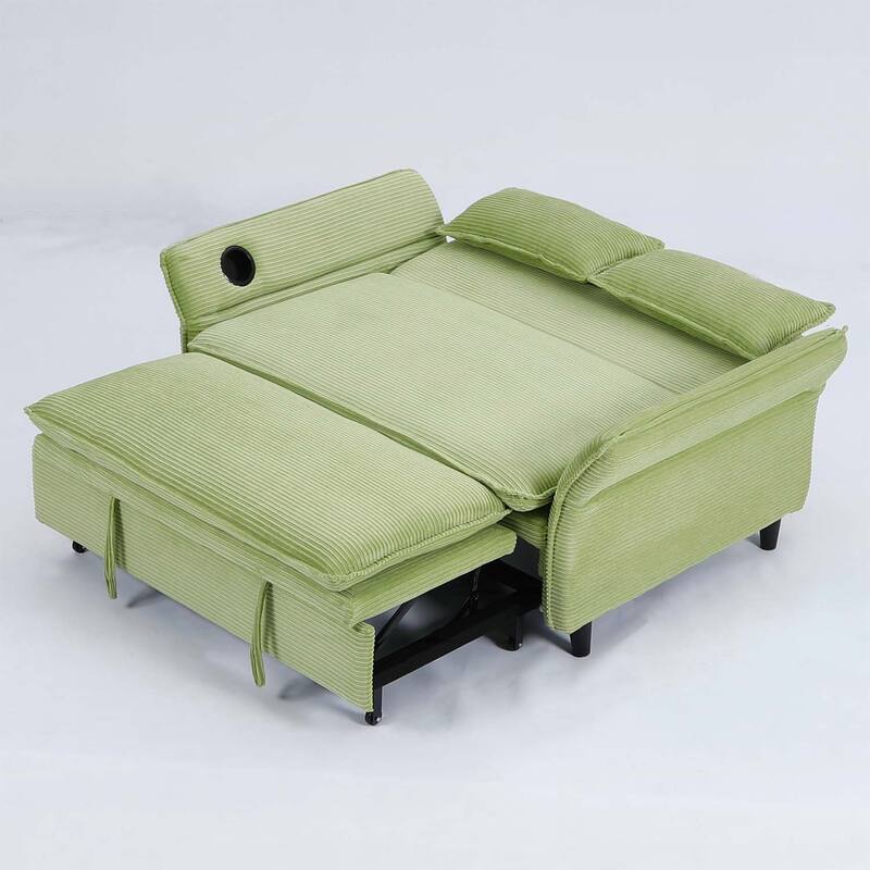 65.74-inch Adjustable Armrest and Backrest Multi-Functional Sofa Bed,Ideal for Bedrooms and Living Rooms