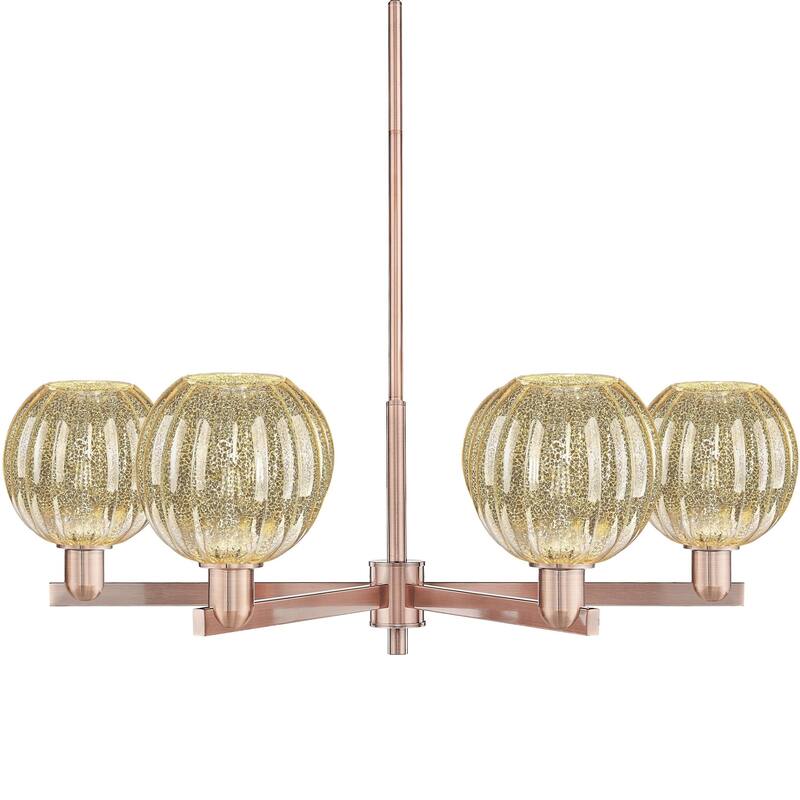 Innovations Lighting 716-6CR-12-24 Preston Chandelier Preston 6 Light - Antique Copper / Mercury