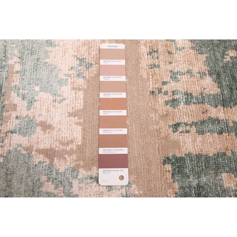 ECARPETGALLERY Hand-knotted Legacy Brown Silk, Wool Rug - 8'11 x 12'2