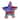 Americana Flag Star Ekkolight 13.5"H
