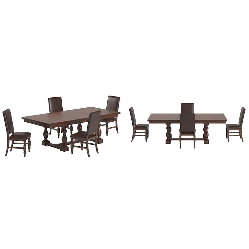 Lubeck 75.5-95.5" Extending Dining Set