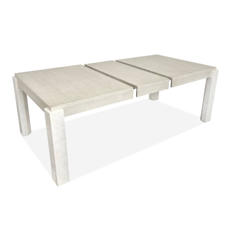 Magnussen Home Lorelei Misty Cloud Extendable Rectangular Dining Table - 44''W x 68''D x 29.75''H