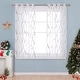 preview thumbnail 14 of 65, Deconovo Mix & Match Blackout and Bronze Print White Sheer 4 Piece Curtain Panel Set