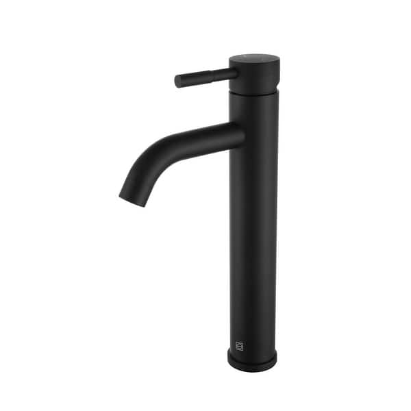slide 2 of 11, Elegant Lighting FAV-1007 Victor 1.5 GPM Vessel Single Hole Bathroom Matte Black