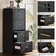 preview thumbnail 25 of 34, 4 Drawer Wood File Cabinet with Lock for Home Office