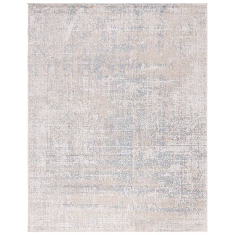 SAFAVIEH Adirondack Guillerma Modern Abstract Distressed Rug - 12' x 18' - Beige/Slate