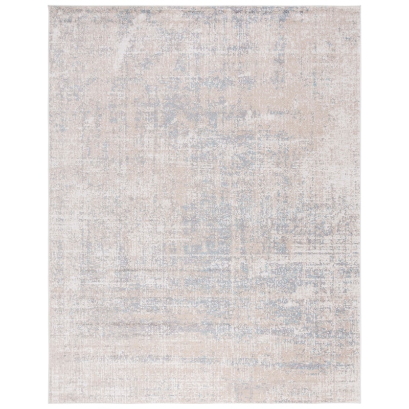 SAFAVIEH Adirondack Lida Modern Abstract Distressed Rug - 12' x 18' - Beige/Slate - Rectangle