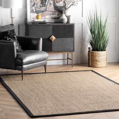 Nuloom Kiana Casual Seagrass Bordered Area Rug