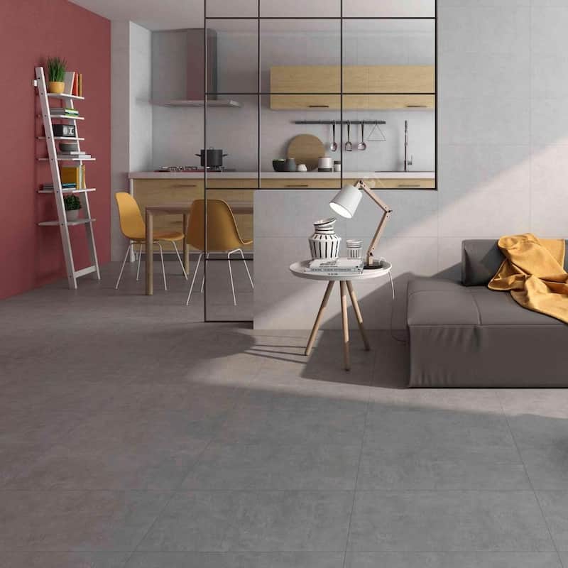 The Tile Life Fresno 12x24 Grey Porcelain Floor & Wall Tile