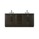 preview thumbnail 1 of 9, Elegant Lighting VF29072D Chase 72" Free Standing Double Basin Vanity Chocolate Oak