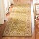 SAFAVIEH Handmade Classic Clotilda Traditional Oriental Wool Rug - 2'3" x 12' Runner - Olive/Camel