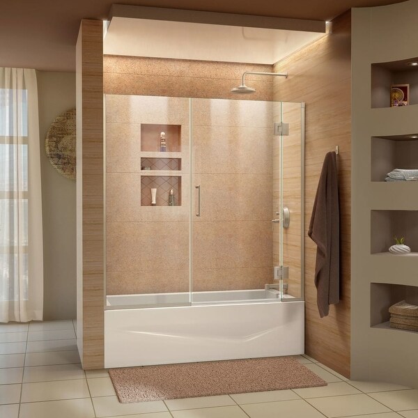 Dreamline D58580 Unidoor X 58 High Wide Hinged Frameless Dreamline D58580 Unidoor X 58 High Wide Hinged Frameless Tub Door